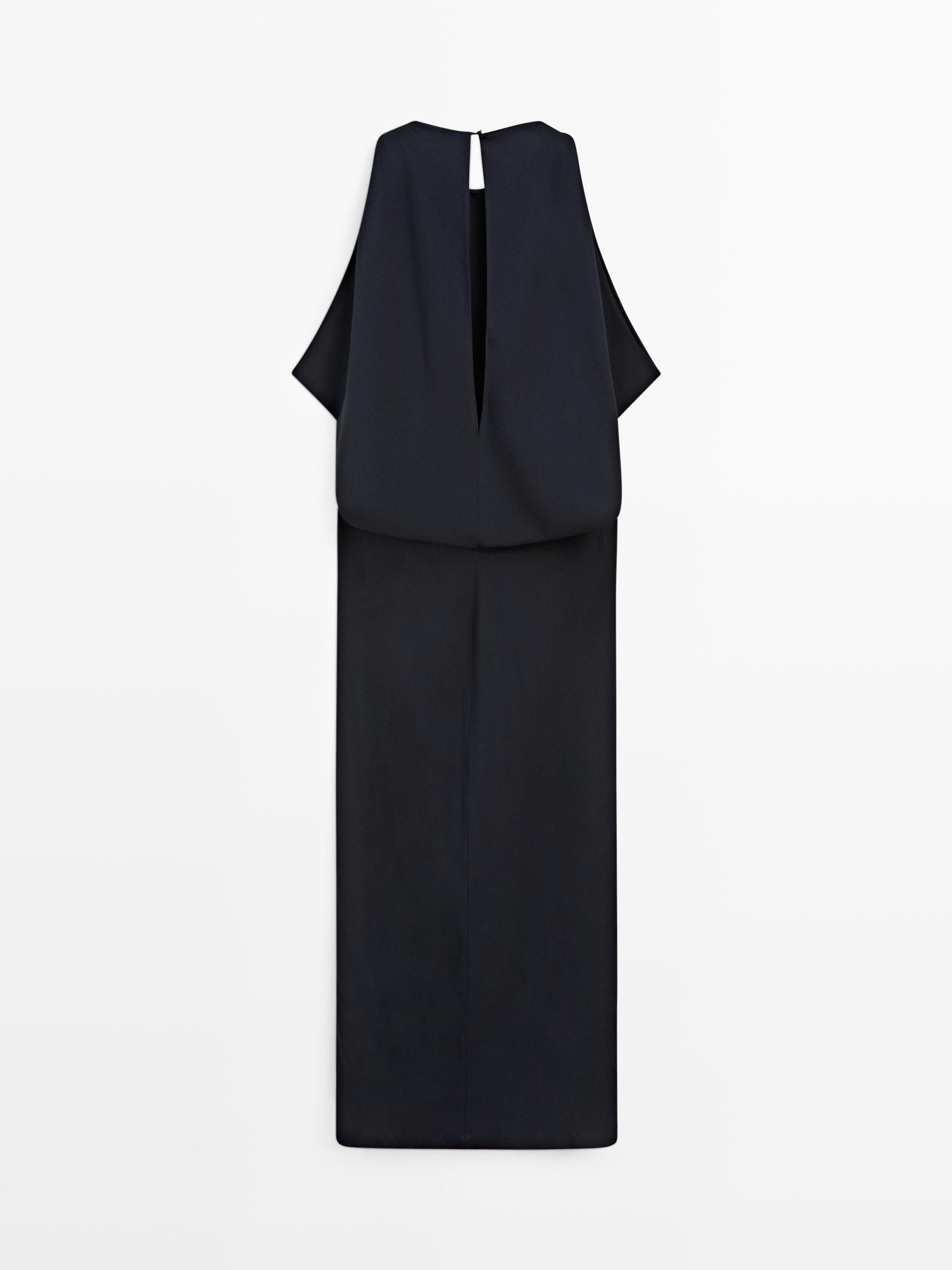 Robe midi à plis